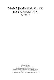 Robbins edisi 14 bahasa indonesia. Pdf Manajemen Sumber Daya Manusia Edisi Revisi Tomy Michael Academia Edu
