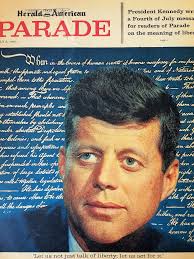 President John Fitzgerald Kennedy visits the Liberty Bell