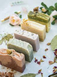 The guide below gives you different options for naturally coloring handmade soap. Organic Natural Soap Bars With Plants Extracts Handmade Soaps Stock Photo Picture And Royalty Free Image Image 140812071