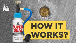 Halogen leak detector hvac a/c refrigerant gas leak detector r134a r12 r22 r410a. How A C Pro Super Seal Stop Leak Works Youtube