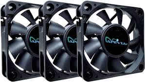 Amazon.Com: Apevia Cf6015S-3 (3 Pk) 60Mm X 60Mm X15Mm Black Case Fan W/4Pin  Molex + 3Pin Motherboard Adapter : Electronics
