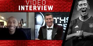 Discover more posts about thierry henry. Surprise Call From Thierry Henry To The Best Fifa Men S Player Robert Lewandowski