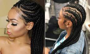 Nigerian women wore their hairstyles in afro, mats, puff puff, and the likes done with thick black 'made in china' threads and these styles were nigerian hairstyles are specific, extraordinary and sometimes pretty elaborate. 20 Gorgeous Nigerian Braided Hairstyles For Women