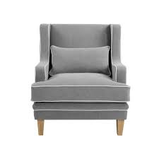 Check spelling or type a new query. Hamptons Grey Armchair W White Piping