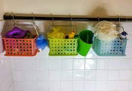 Shower curtain rod with baskets. Best Toilet Cleaner Tips For Your Family Bathroom
