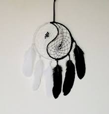 Black And White Dream Catcher Pictures Natural Mystic Shop Yin Yang Handmade Dreamcatcher Black And White Handmade Dreamcatcher Dream Catcher Dream Catcher Tumblr