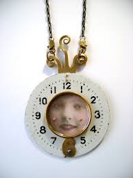 Hand Crafted Altered Art Necklace, Steampunk Found Object Jewelry, Mixed  Media Jewelry, Repurposed Silverware Jewelry, Wearable Art