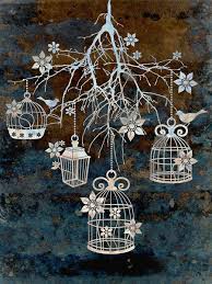 Bird Cage Chandelier Art Print By Vivian Lau Society6 Chandelier Art Window Art Chalkboard Art