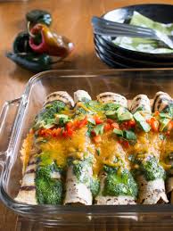 I want to use it on everything! Chicken Enchiladas With Fire Roasted Poblano Peppers Healthy World Cuisine