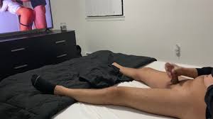 Caught my Straight Brother Jerking and Watching Porn - Big Cumshot! watch  online