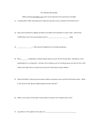 Questions & answers about moshiach and the redemption. Schindler S List Video Guide