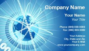 They provide more than just your contact information; Computer Networks Business Cards