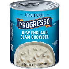 Pour soup into 2 quart sauce pan. Traditional New England Clam Chowder Canned Soup Progresso