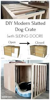 Wood dog crate plans blueprints pdf diy download how to 6. Dog Crate With Sliding Door 5 Steps To Build Your Own