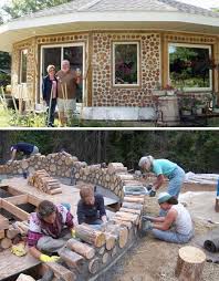 Eco Homes From The Earth 7 Ways To Diy Webecoist Eco House Cordwood Homes Cord Wood