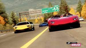 The Very Lovely Lamborghini Aventador J Super Veloce And The Gumpert Apollo From Forza Horizon Forza Horizon Forza Motorsport Forza Horizon 3