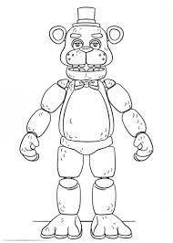 Click the fnaf toy bonnie coloring pages to view printable version or color it online (compatible with ipad and android tablets). Fnaf Toy Golden Freddy Coloring Page Free Printable Coloring Pages For Kids
