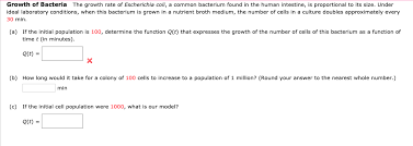 Microwave for one minute, then fold the curds gently into the center of the bowl, draining off more whey. Growth Of Bacteria The Growth Rate Of Escherichia Chegg Com