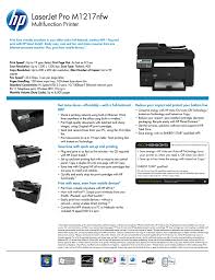 Laserjet Pro M1217nfw Manualzz