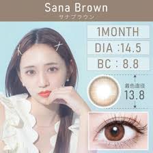 TEAMO 1MONTH NATURAL TYPE SANA BROWN(1BOX 1SHEET)