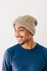 Christine Cable Beanie in Organic Merino