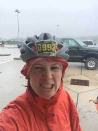 Humid 20-mile bike ride with rain