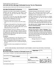 The income tax act 1967, in its current form (1 january 2006), consists of 10 parts containing 156 sections and 9 schedules (including 77 amendments). Fillable Form Mi 1041es Michigan Estimated Income Tax For Fiduciaries 2013 Printable Pdf Download