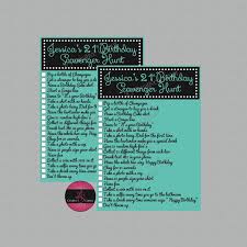 Birthday Scavenger Hunt For Adults 21st Birthday Scavenger Hunt Diy By Lscreativecorner On Etsy Scavenger Hunt Birthday 21st Birthday Scavenger Hunt 21st Birthday
