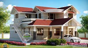 However, more consideration needs to be given to exteriors if there is an incline. House With Outside Staircase Kerala Home Design And Floor Plans 8000 Houses