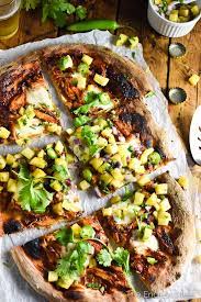 Bbq Pulled Turkey Pizza With Fiery Pineapple Salsa The Endless Meal Recipe Turkey Pizza Leftover Turkey Recipes Bbq Pulled Turkey