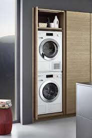 The dry time for the machine is long as it can dry a light load in 1 and a half hours. Leicht Topos Space Efficient Integrated Modern Washer Dryer Pantry Kitchen Cabinets Leicht New York