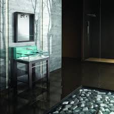 moody aquarium bathroom sink doubles as