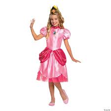 Girls Deluxe Super Mario Bros.™ Princess Peach Costume - Medium