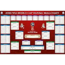 2018 Fifa World Cup Russia Bracket Chart Poster World Cup
