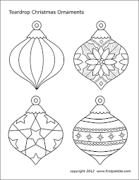 Well we're sharing printable christmas ornaments to color today, so you can really have a unique christmas tree this year, or you can color these and gift them to your friends and family. Christmas Tree Ornaments Free Printable Templates Coloring Pages Firstpalette Com