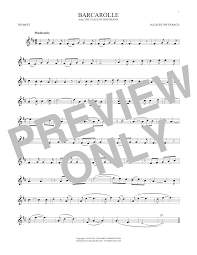 Barcarolle, from offenbach's tales of hoffmann. Barcarolle Other Sheet Music By Jacques Offenbach Other