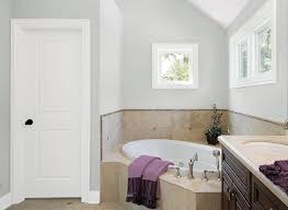 Instead, try a much cheaper solution: Bathroom In Universal Grey Gray Bathroom Decor Light Grey Bathrooms Grey Paint Colors