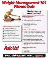 Trivia quiz on principles of exercise, fitness and health! Weight Management 101 Fitness Quiz