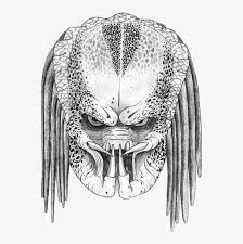 How to draw a face mask. Predator Face Mask Drawing 600x742 Png Download Pngkit