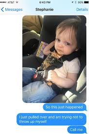 This Dad S Texts After His Kid Puked In The Car Will Make Your Day Dad Texts Epic Texts Baby Vomiting