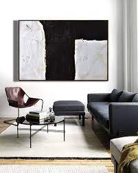 Grosse Moderne Kunst Minimale Malerei Minimalistische Kunst Etsy Dinning Room Wall Art Minimalist Art Apartment Painting