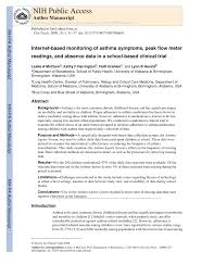 asthma peak flow meter chart template check readings normal