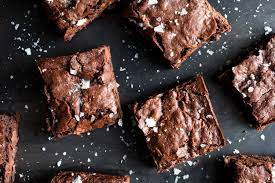 Olive Oil Brownies With Sea Salt Recipe Recipe Olive Oil Brownies Oil Brownies Easy Chocolate Chip Cookies