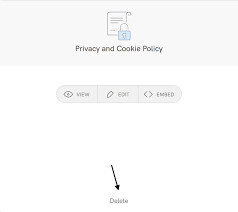 How To Delete A Privacy Policy