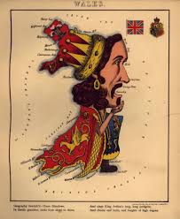 A Collection Of Very Strange Maps Cartoon Map Wales Map Europe Map