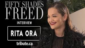 Mtv are in awe of rita ora! Rita Ora Fifty Shades Freed Interview Youtube