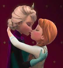 Elsanna The Kiss Disney Disney Princess Anna