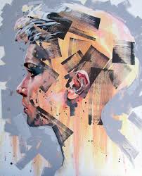 Portrait Painting Reflection 02 By Jimmy Law Portrait Art Jimmy Law Abstract Portrait