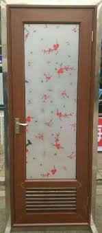 To soundproof your bathroom door with it follow these steps: China Conch Color Pvc Upvc Bathroom Door With Frog Artistic Glass China Pvc Door Plastic Door