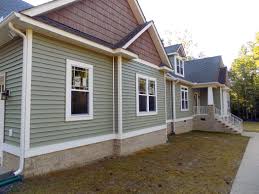 Craftsman Style Home Custom Built By C Balducci Builders Inc The Home Features Sage Ranch House Exterior Exterior Paint Colors For House Green House Exterior